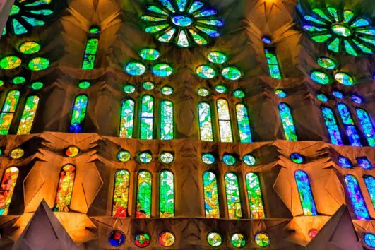 Stained glass windows