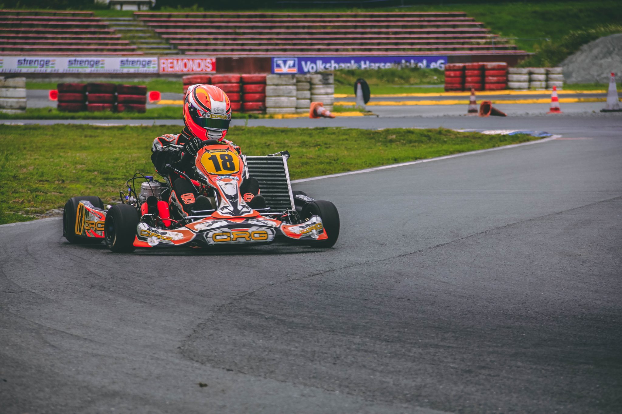 Speed along the track with outdoor karting in Barcelona