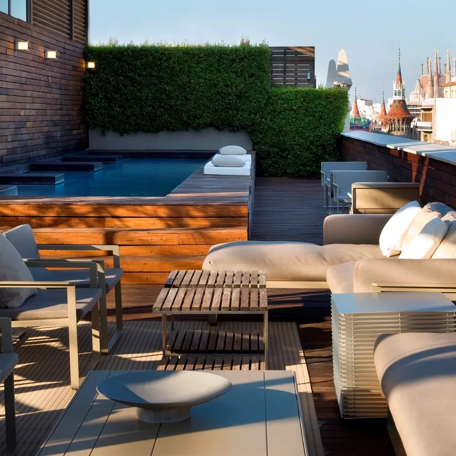 Stunning hotel roof terraces in Barcelona