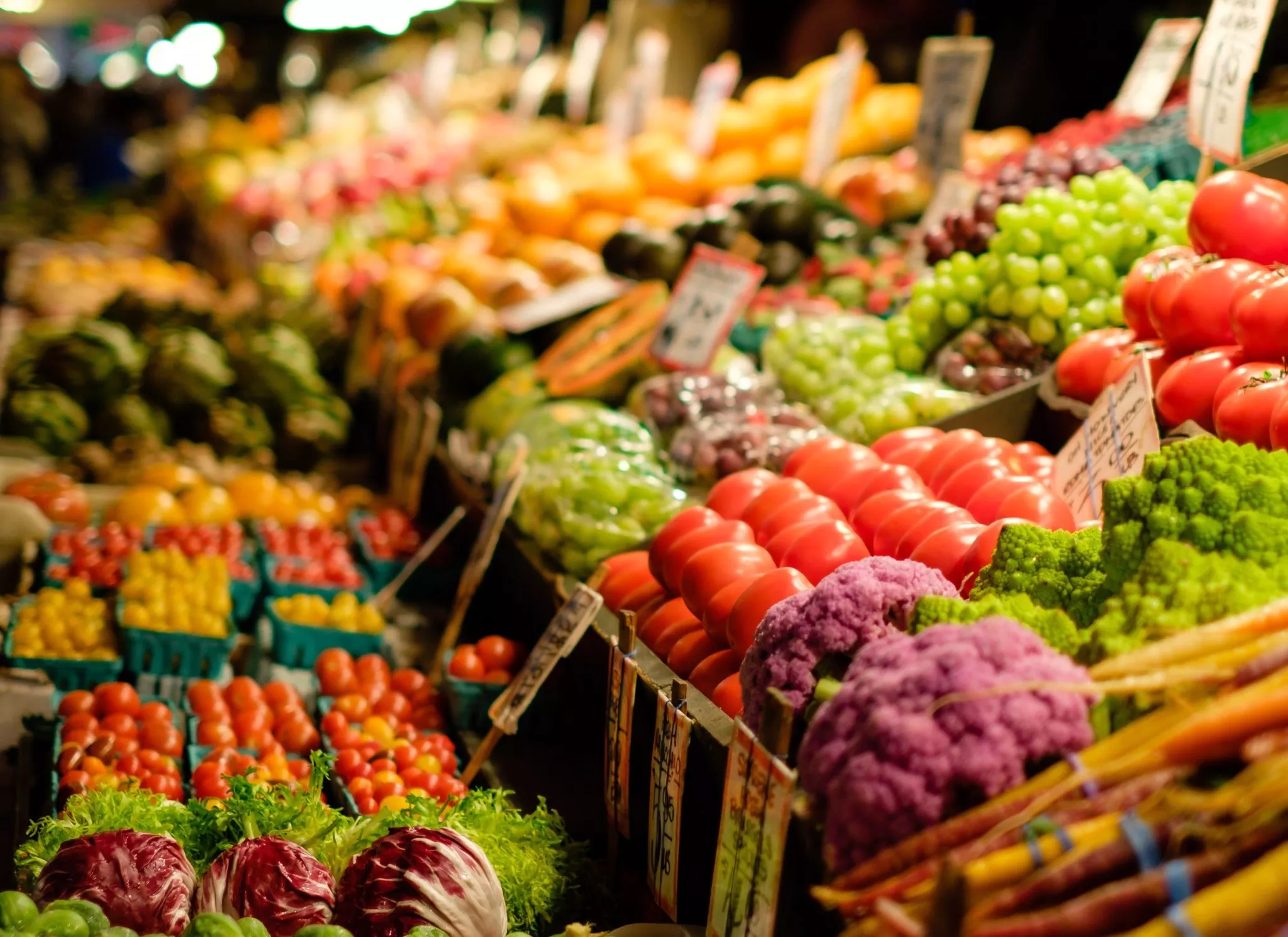 market fresh produce in barcelona
