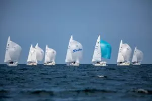 Team activity boat regatta barcelona