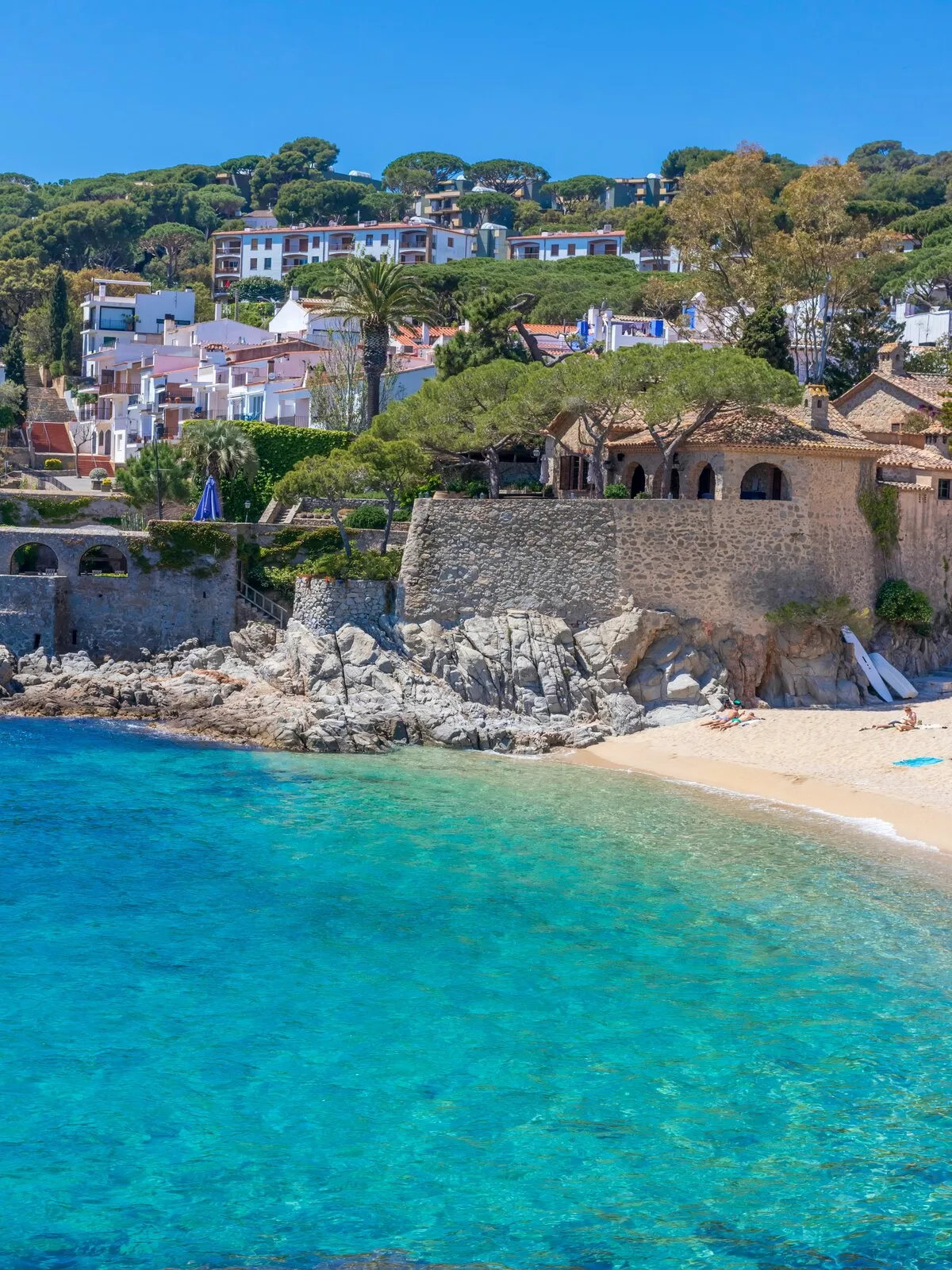 Barcelona boats costa brava coastline 